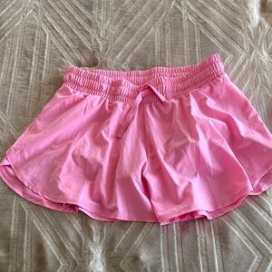 All in Motion Girls 2-1 Flowy Pink Athletic Shorts